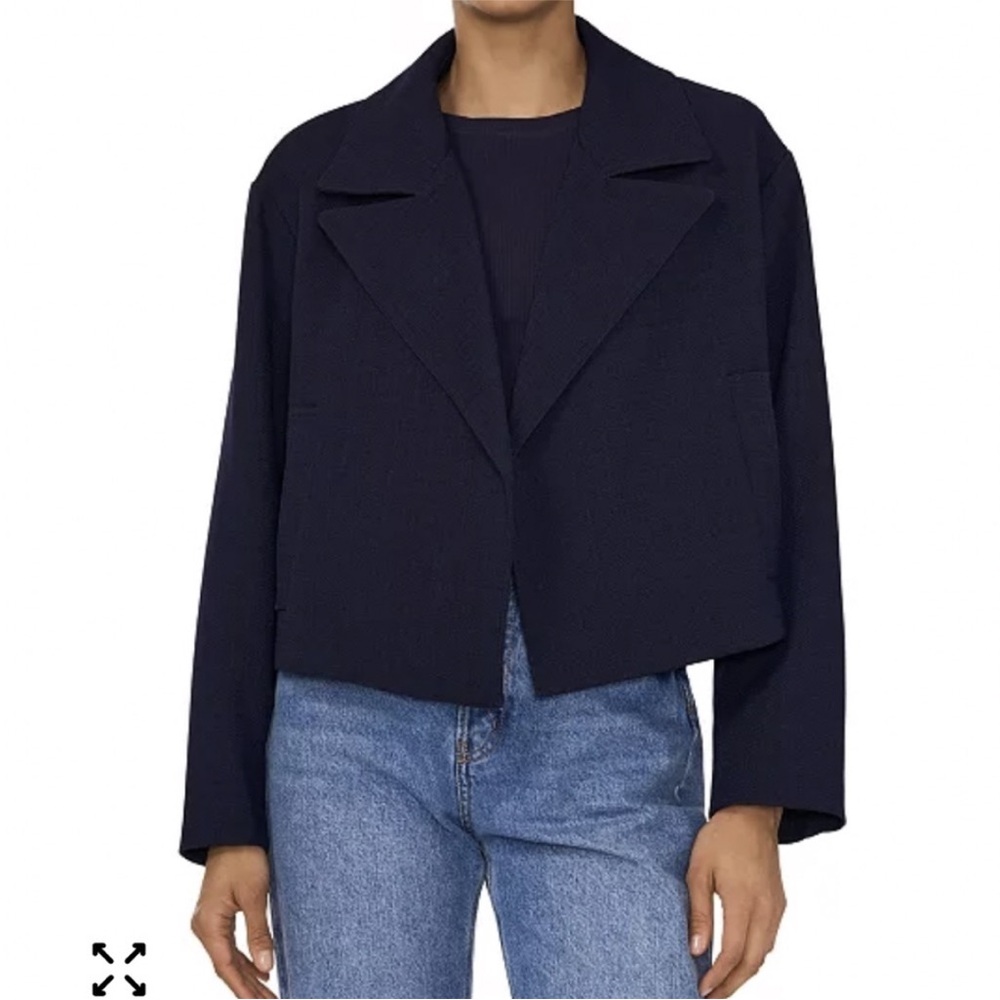 Blazer Women's Suit Jacket Open Front